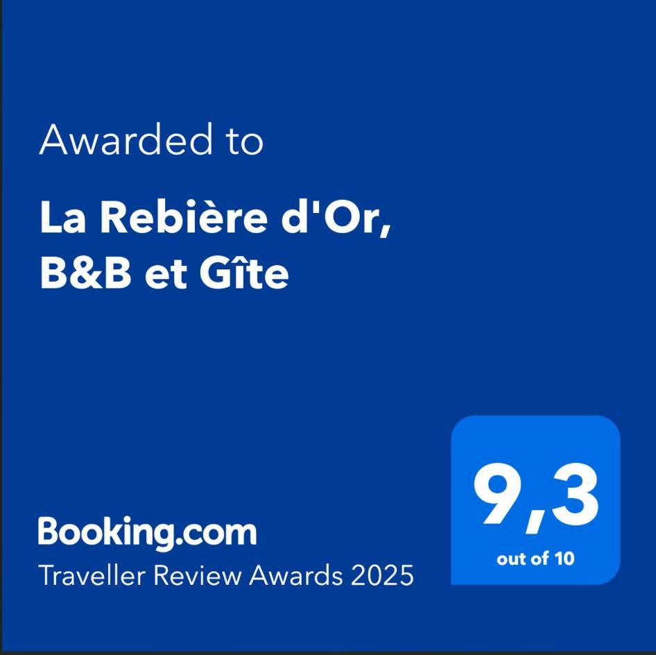 La Rebiere D'Or, B&B Et Gite Mouleydier Eksteriør billede